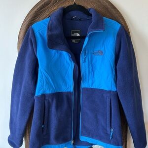The North Face Two-Tone Blue Fleece Jacket